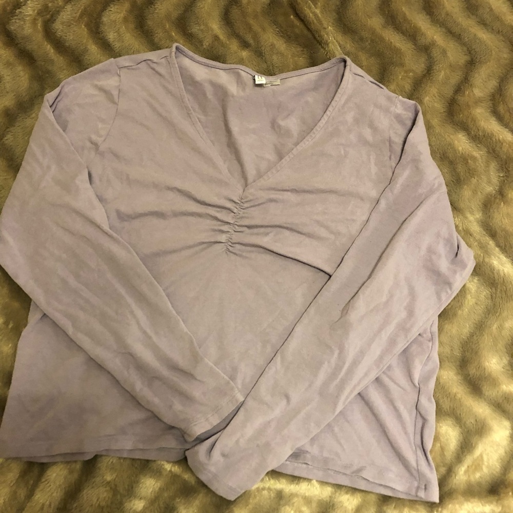 Divided Lavender Long Sleeve Top XXL